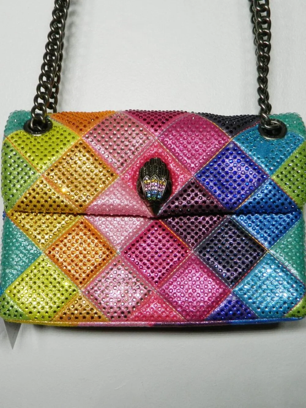 Kurt Geiger $268 Medium Kensignton Multi Fabric NWT! - Picture 3 of 6